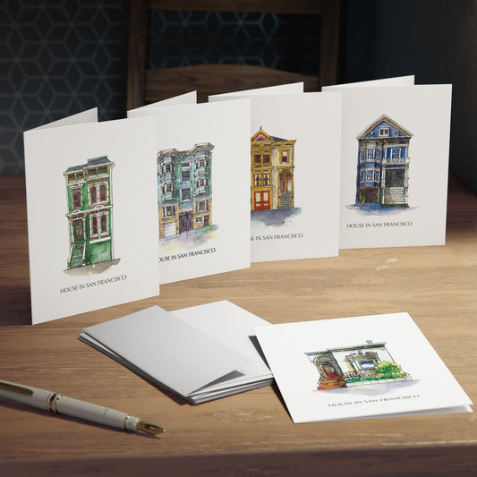 Victorian House Greeting Cards (5-Pack)