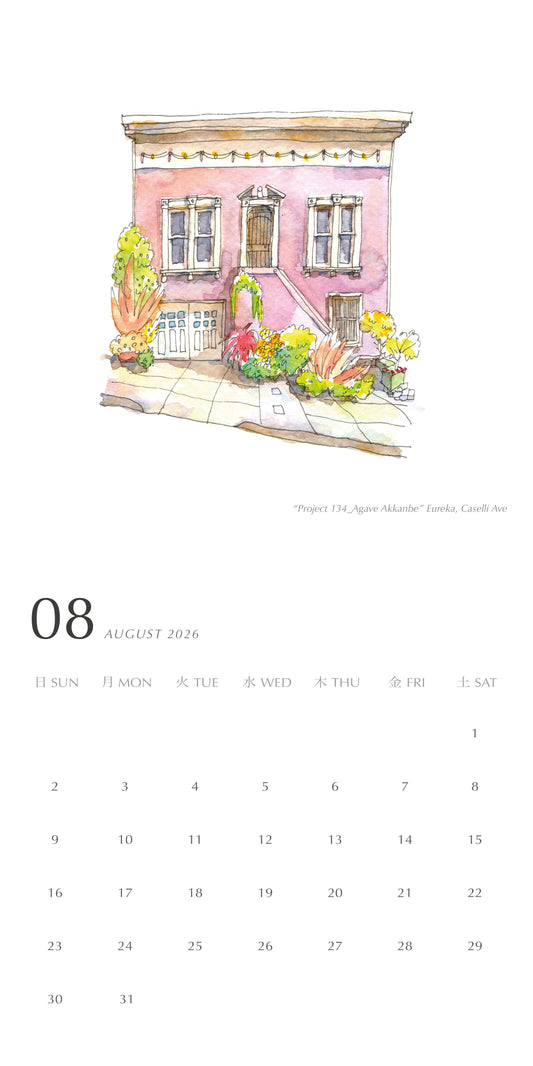 Calendar 2026_ Houses in San Francisco